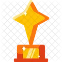 Golden Prize Trophy Symbol