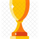 Golden Winner Trophy Icon
