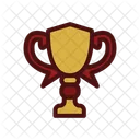 Golden Trophy Championship Success Icon