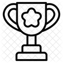 Golden Trophy Icon