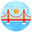 Goldene Brucke Golden Gate Bridge Hangebrucke Symbol