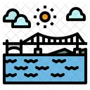 Brucke Goldenes Tor Symbol