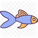 Goldfish Carassius Auratus Sea Creature Icon