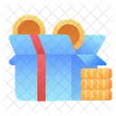 Goldmünze  Symbol