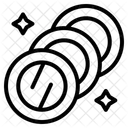 Goldmünze  Symbol
