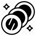 Goldmünze  Symbol