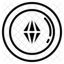 Goldmünze  Symbol