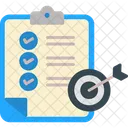 Metas Objetivos Negocios Icono