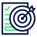 Metas Objetivo Negocios Icono