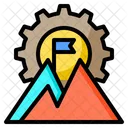 Metas Montana Bandera Icono