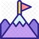 Metas Objetivo Negocios Icono