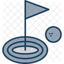 Golf Flag Goal Icon