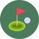 Golf Flag Goal Icon