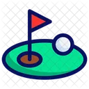 Golf Sport Game Icono