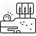 Golf Terrain Parcours De Golf Icône