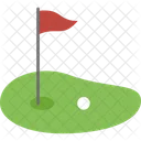 Golf Ball Golf Course Golf Field Icon