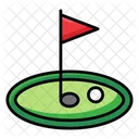 Golf Club Golf Flag Golf Icon