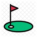 Golf Flag Game Icon