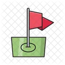 Golf Flag Game Icon