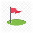 Golf Flag Sport Icon