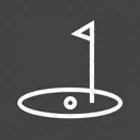Golf Garden Flag Icon