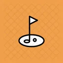 Golf Field Course Icon