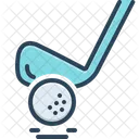 Golf Ball Golfer Icon