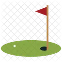 Flag Golf Ground Icon