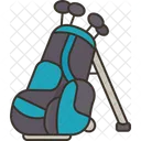 Golf Bag Stand Icon