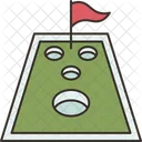 Golf Cornhole Chipping Icon