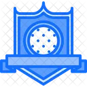 Shield Ribbon Badge Sport Icon