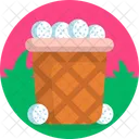 Golf Ball Container  Icon