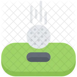 Golf Ball Flying Hole  Icon