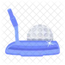 Golf Ball Golf Putter Golf Stick Icon