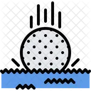 Golf Ball In Water  Icon