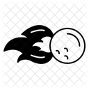 Golf Ball On Fire Icon