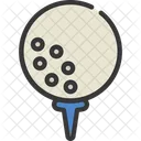 Golf Ball Tee Ball Tee Icon