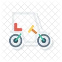 Golf Bike Vehicle Transport Icon