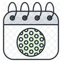 Golf calendar  Icono