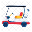 Golf Car Golf Cart Golf Vehicle Icon