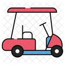 Golf Car Golf Cart Sports Vehicle Icon