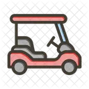 Golf Car Vehicle Transport Icon