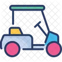 Electric Cart Golf Cart Car Carrier Icon