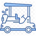 Golf Cart Vehicle Transportation Icon