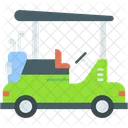 Golf Cart Vehicle Transportation Icon