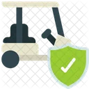 Golf Cart Security  Icon