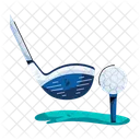 Golf Game Golf Club Golf Stick 아이콘