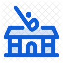 Golf Clubhouse House Building Icon