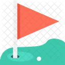 Golf Flag Hole Icon