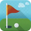 Golf Club Flag Icon